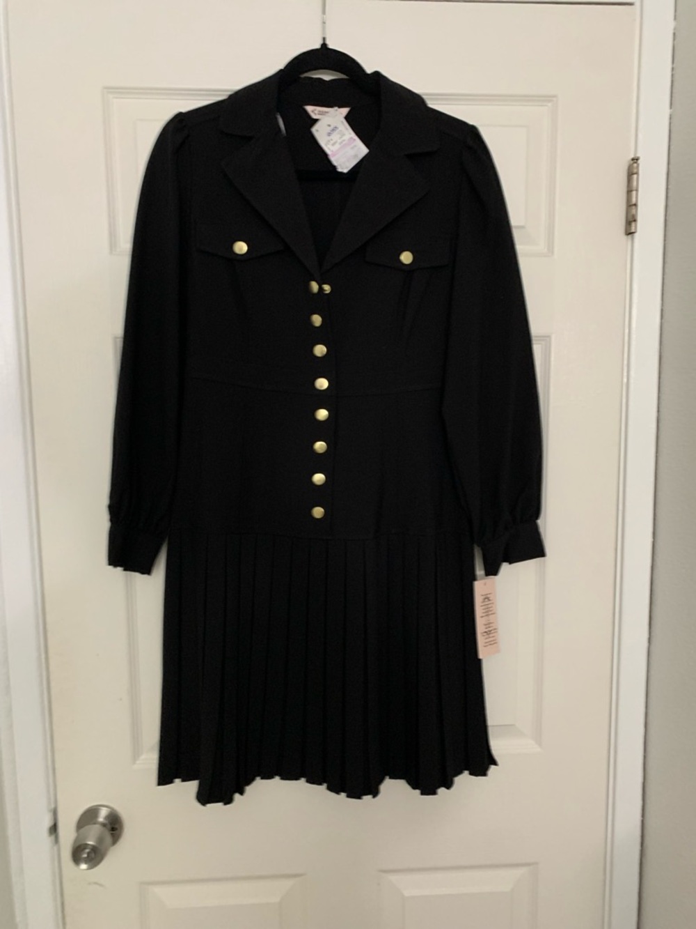 Nanette Lepore Very Black Dress Top